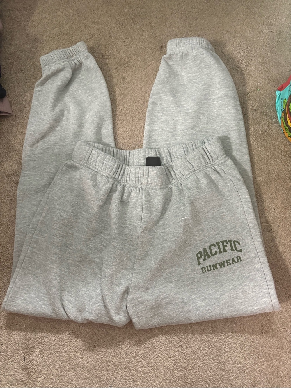 PacSun Light Gray Hoodie with Fleece Lining